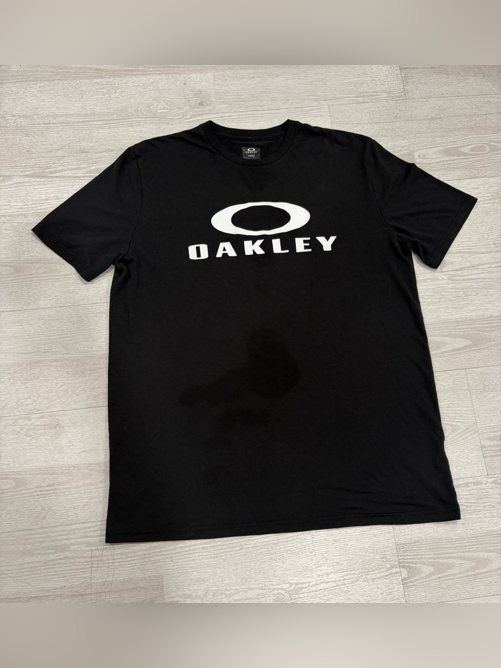 Oakley Hydrolix Men’s Black Graphic Logo Crew Neck Short Sleeve T-Shirt L